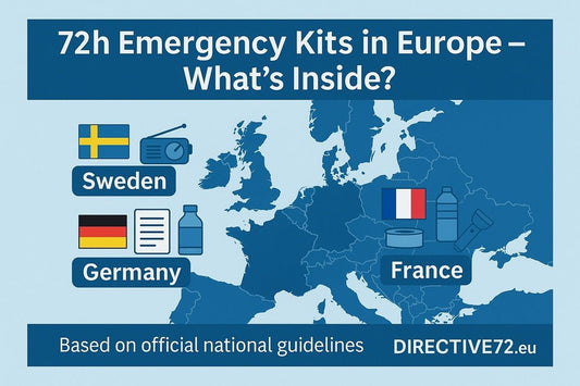 What Should a 72-Hour Emergency Kit Contain? A Comparison of Sweden, Germany, and France