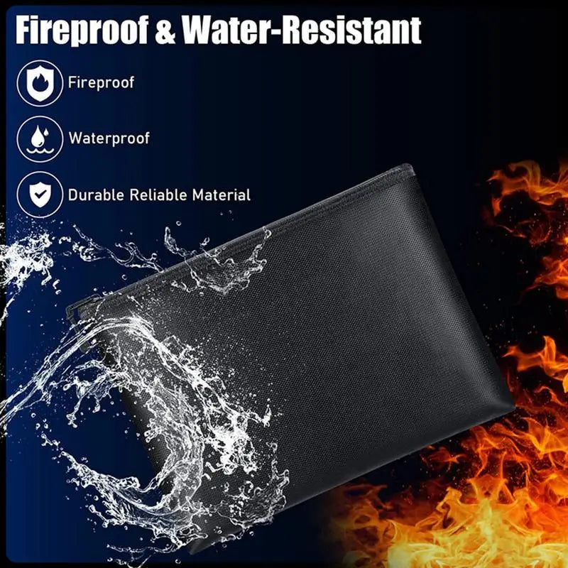 Fireproof bag for storing passports and vital documents – EU emergency use