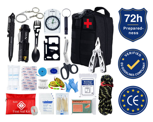 Kit de survie tactique d'urgence